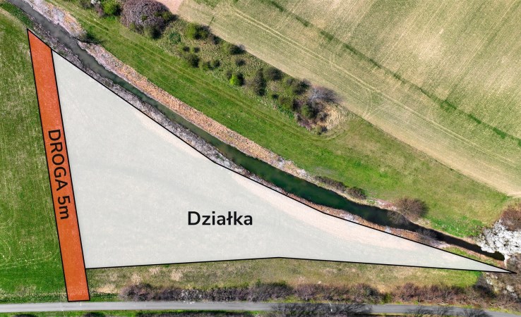 działka na sprzedaż - Racibórz, Grobla